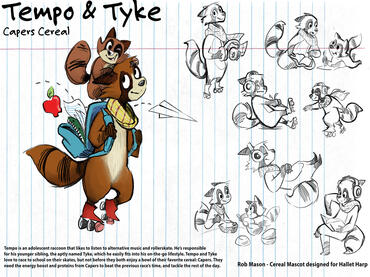 Final "Tempo and Tyke" expression sheet