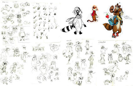 Process work for cereal mascot project